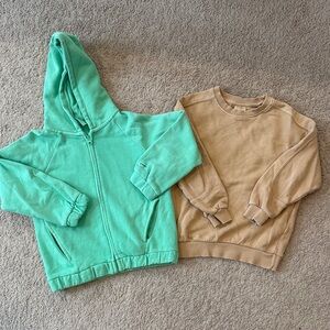 zara girls sweat shirt bundle